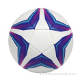 Кожа на заказ логотип напечатан дешевый футбольный мяч